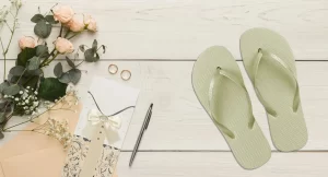 inexpensive flip flops for wedding